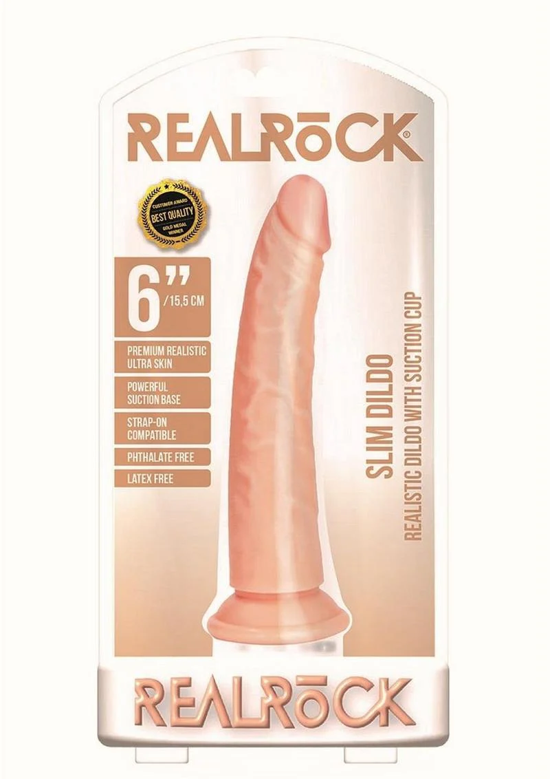 Realrock Slim Realistic Dildo With Suction Cup - Image 20