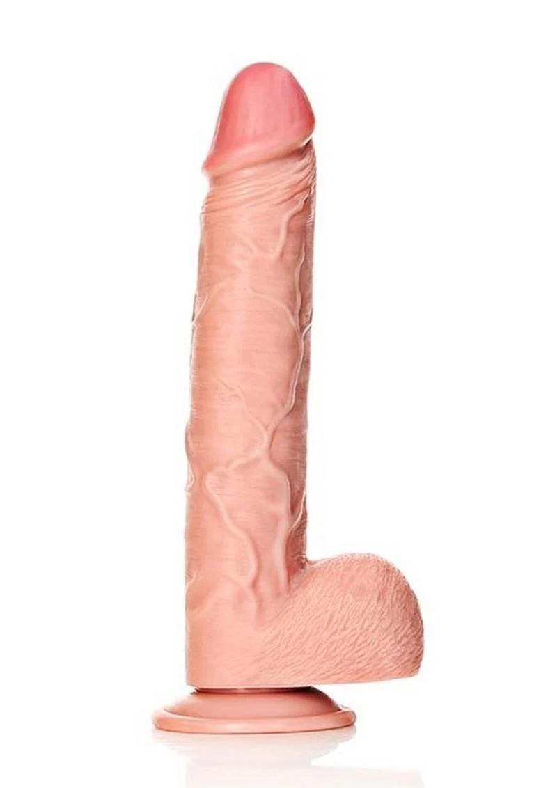RealRock Straight Realistic Dildo with Balls And Suction Base - Image 18
