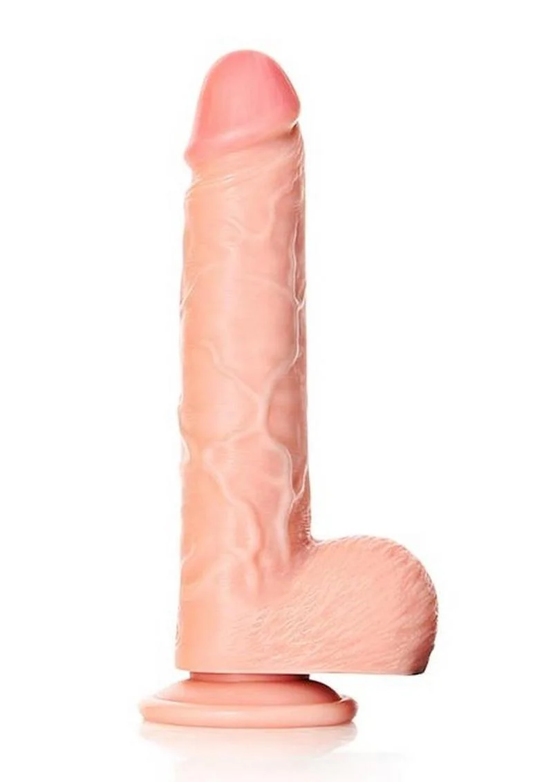 RealRock Straight Realistic Dildo with Balls And Suction Base - Image 24