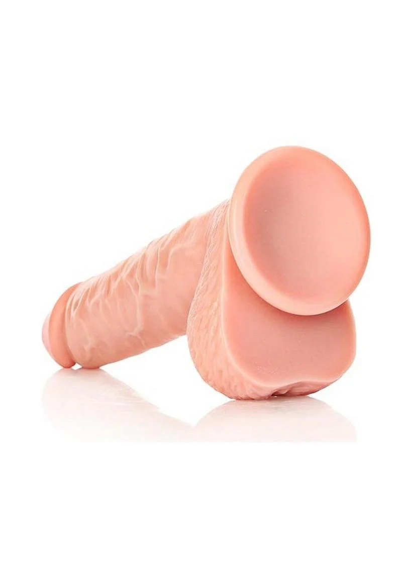 RealRock Straight Realistic Dildo with Balls And Suction Base - Image 28