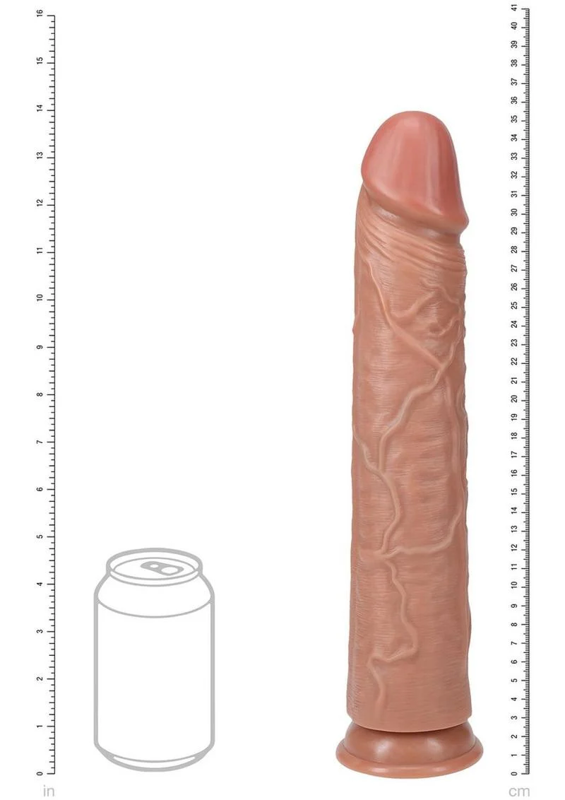 RealRock Ultra Realistic Skin Extra Large Straight Dildo with Suction Cup - Image 19