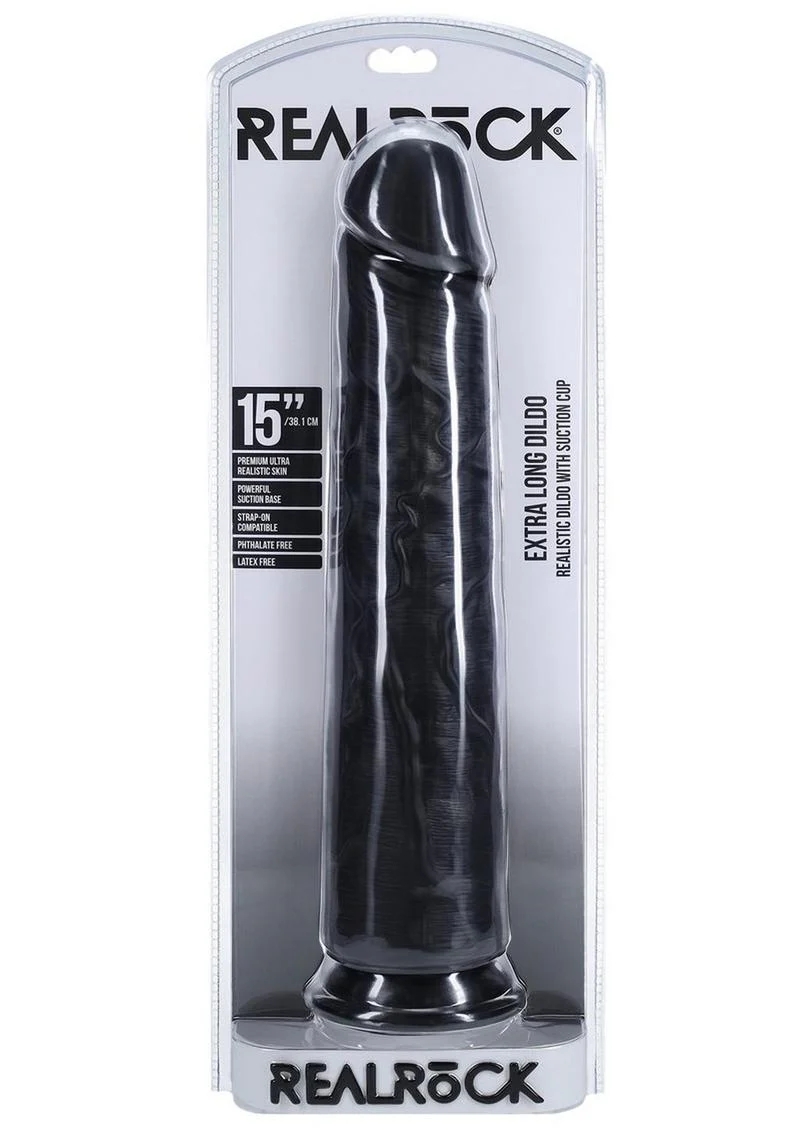 RealRock Ultra Realistic Skin Extra Large Straight Dildo with Suction Cup - Image 21