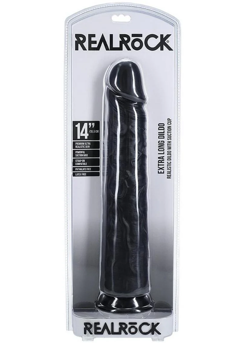 RealRock Ultra Realistic Skin Extra Large Straight Dildo with Suction Cup - Image 24