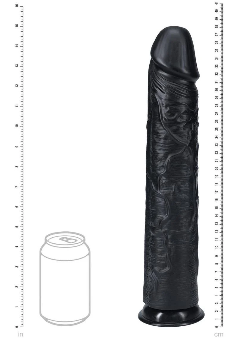 RealRock Ultra Realistic Skin Extra Large Straight Dildo with Suction Cup - Image 6