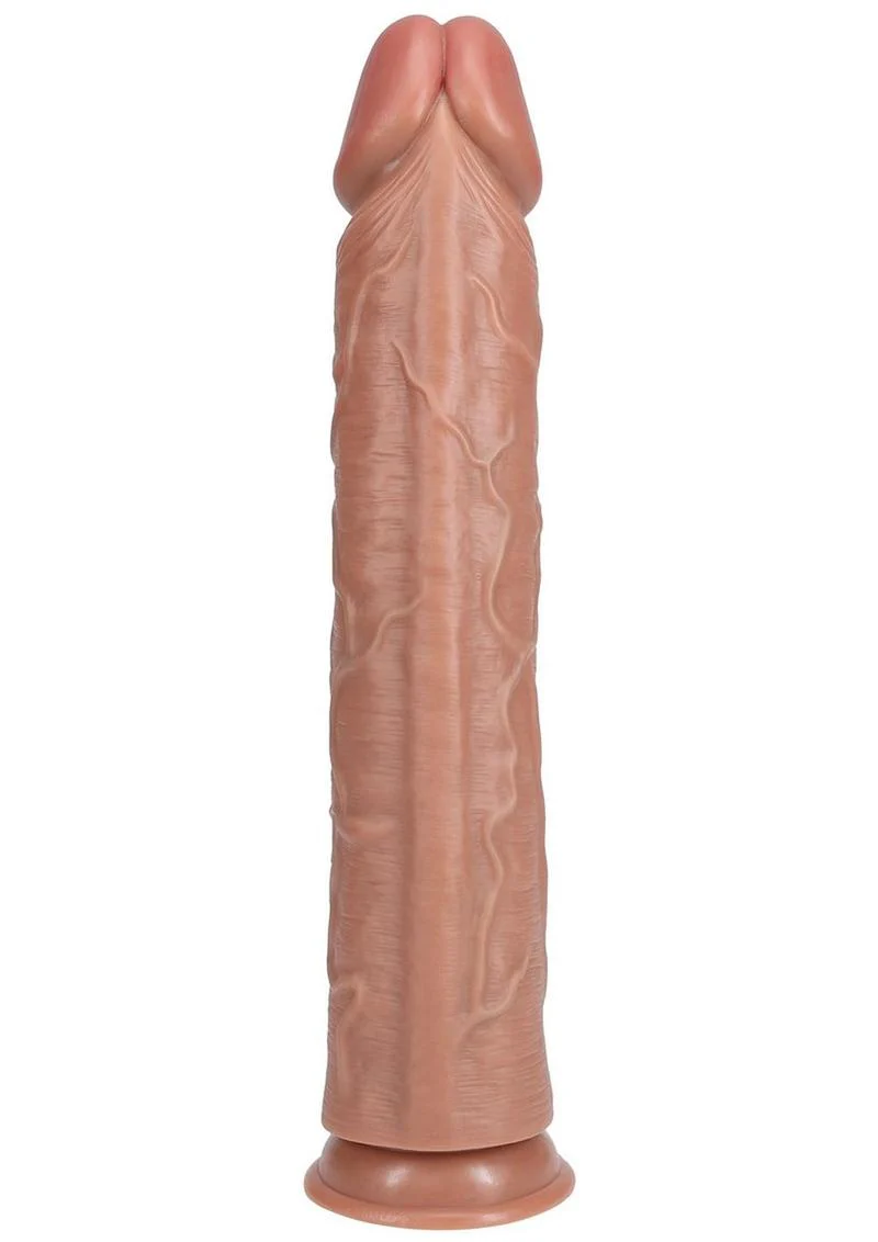 RealRock Ultra Realistic Skin Extra Large Straight Dildo with Suction Cup - Image 7
