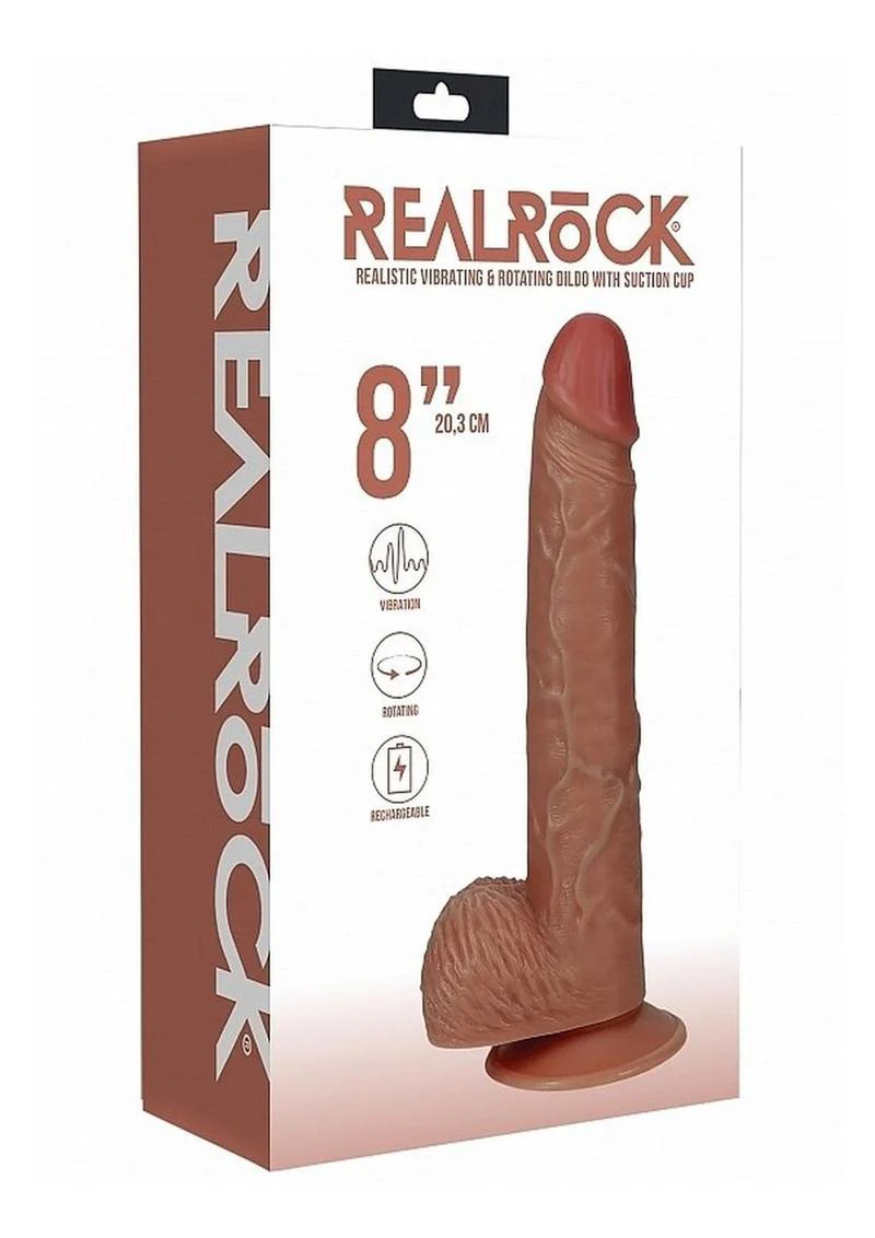 Realrock Vibrating and Rotating Dildo with Suction Cup - Image 8