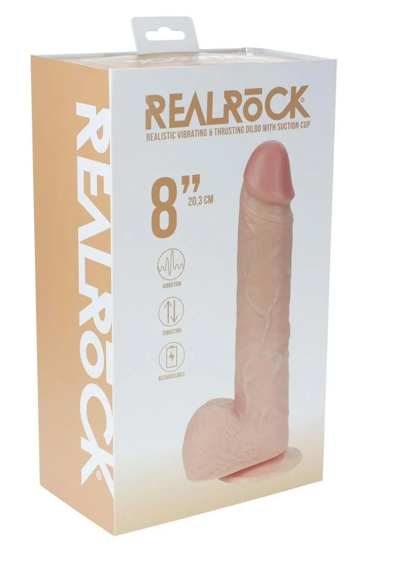 Realrock Vibrating and Thrusting Cock with Balls - Image 7