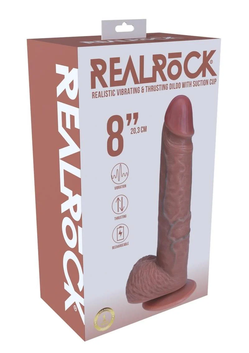 Realrock Vibrating and Thrusting Cock with Balls - Image 8