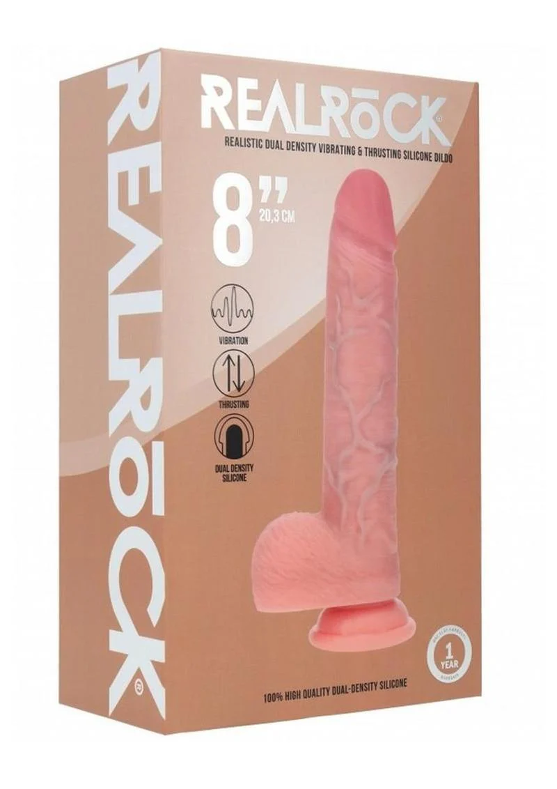 RealRock Vibrating And Thrusting Silicone Dildo - Image 20