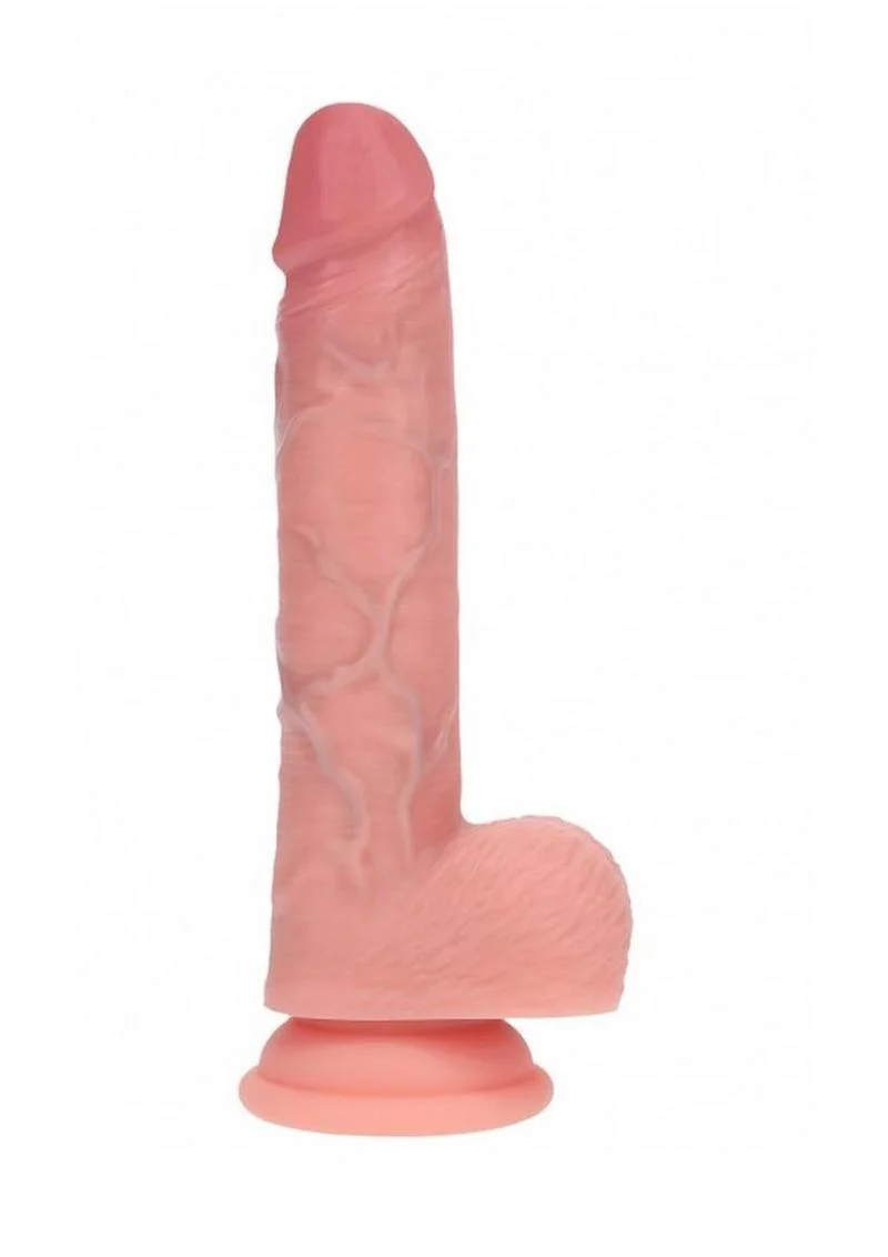RealRock Vibrating And Thrusting Silicone Dildo - Image 4