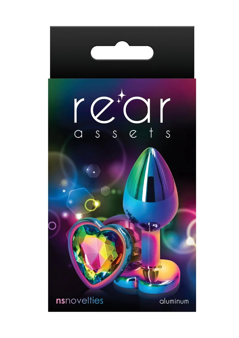 Rear Assets Multicolor Heart Anal Plug - Image 10