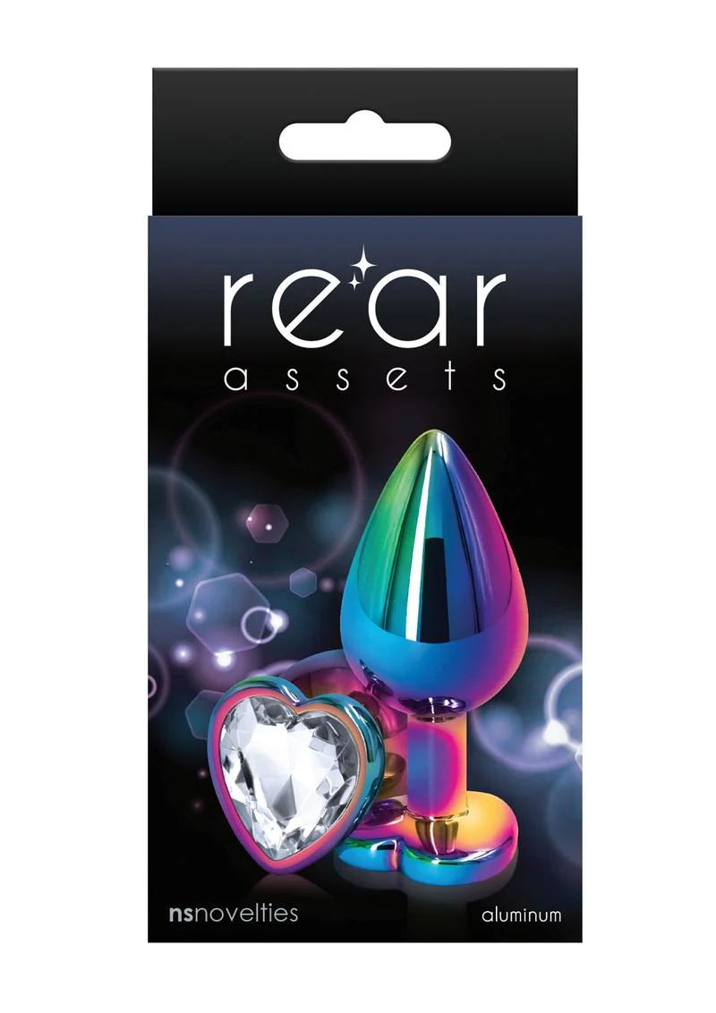Rear Assets Multicolor Heart Anal Plug - Image 11