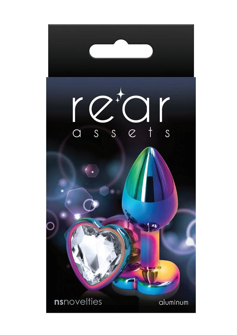 Rear Assets Multicolor Heart Anal Plug - Image 8