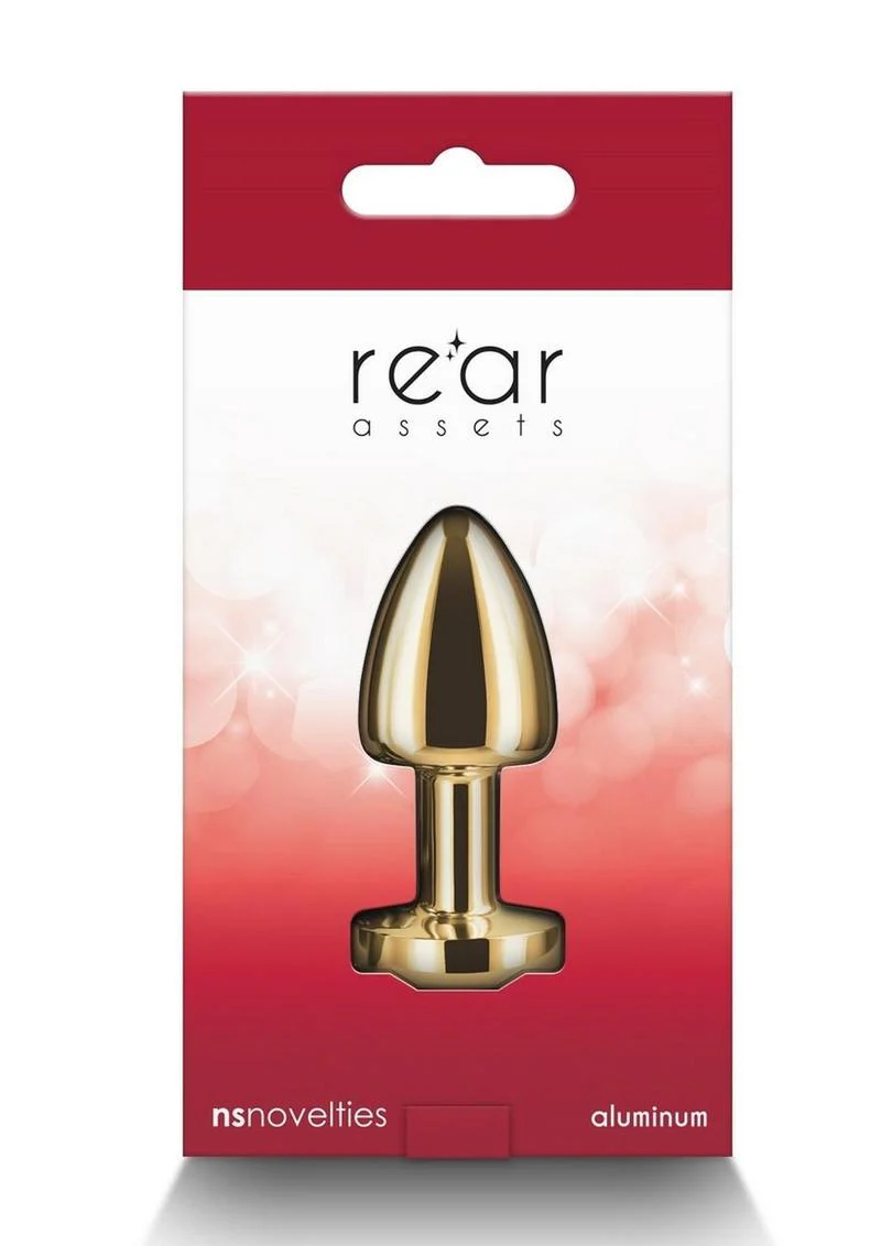 Rear Assets Petite Aluminum Anal Plug with Gem - Image 14