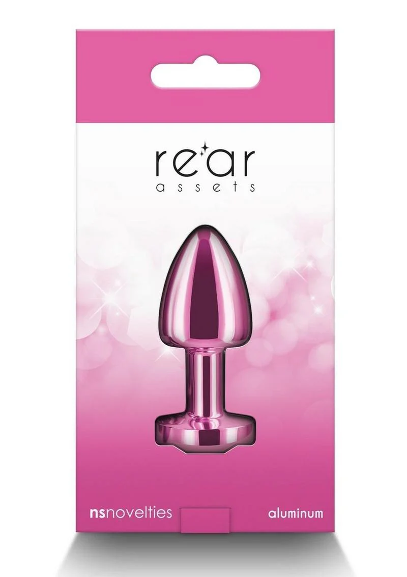 Rear Assets Petite Aluminum Anal Plug with Gem - Image 18