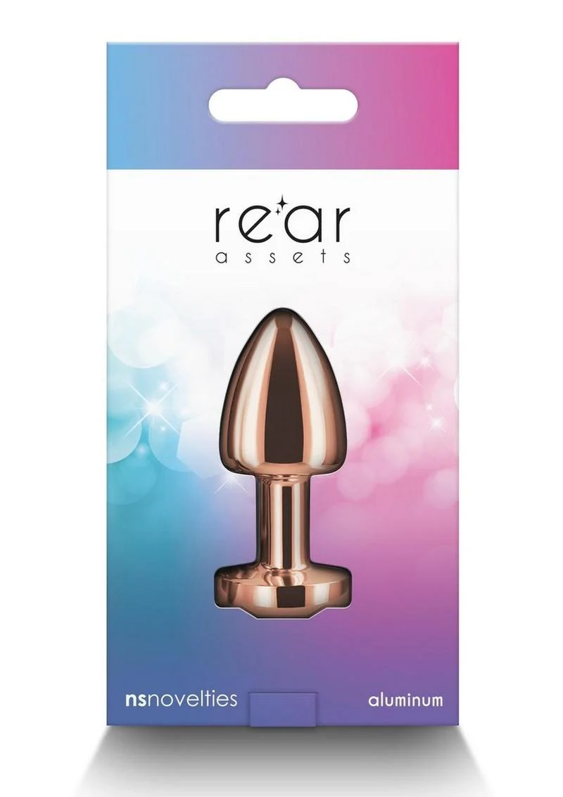 Rear Assets Petite Aluminum Anal Plug with Gem - Image 22