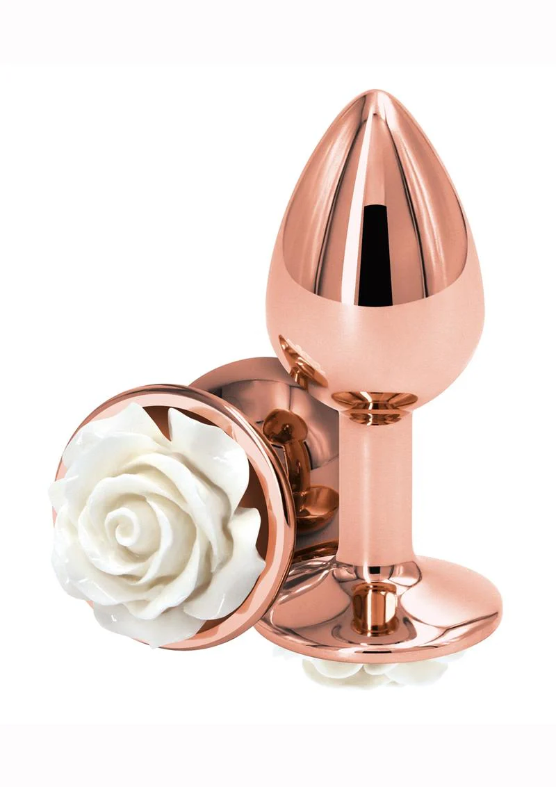 Rear Assets Rose Aluminum Elegant Anal Plug and Functional - Image 11