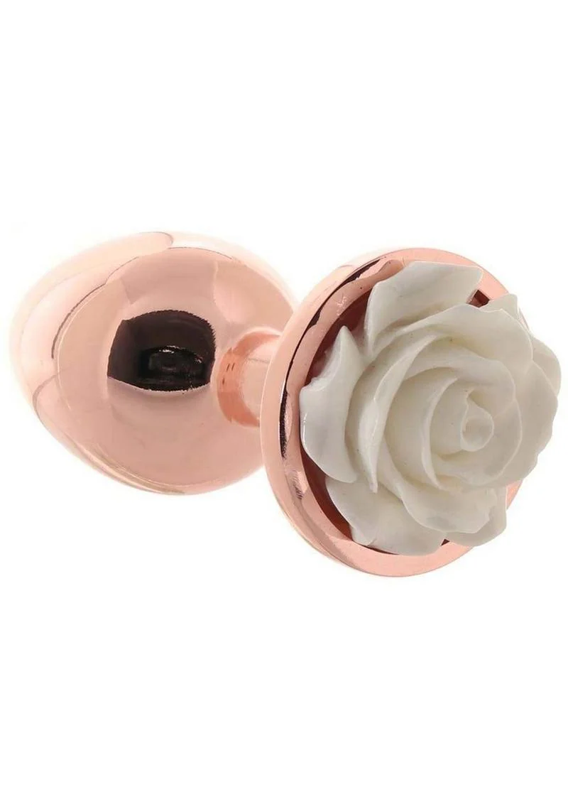 Rear Assets Rose Aluminum Elegant Anal Plug and Functional - Image 12