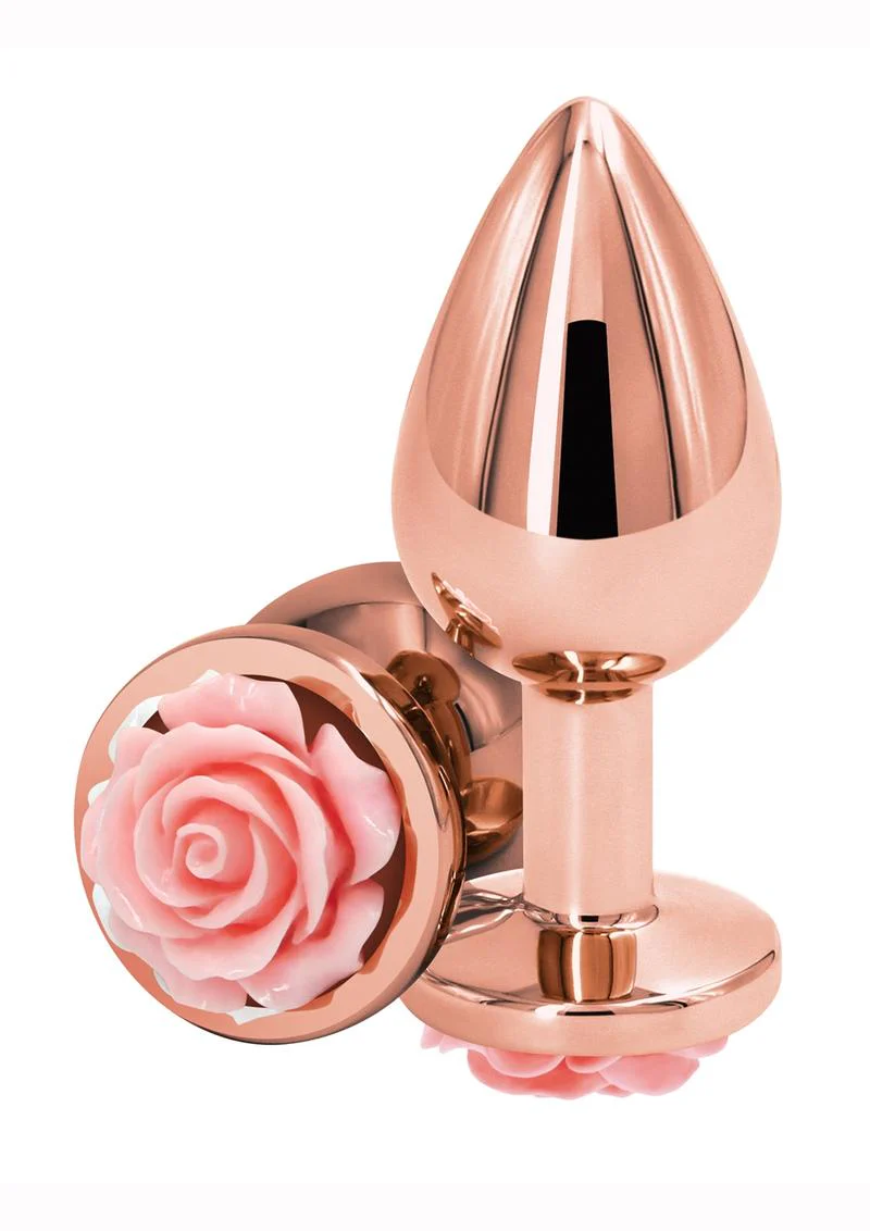 Rear Assets Rose Aluminum Elegant Anal Plug and Functional - Image 17