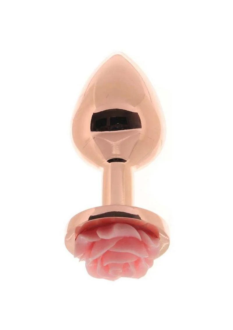 Rear Assets Rose Aluminum Elegant Anal Plug and Functional - Image 19