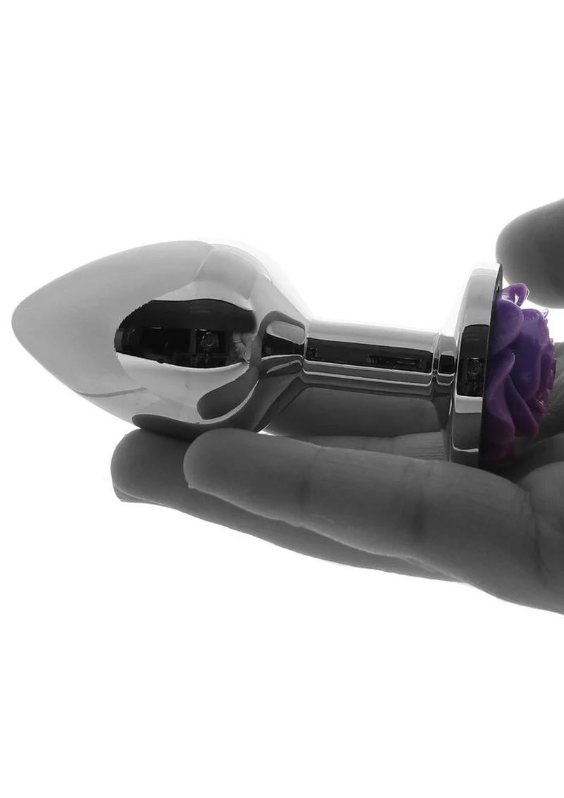 Rear Assets Rose Aluminum Elegant Anal Plug and Functional - Image 22