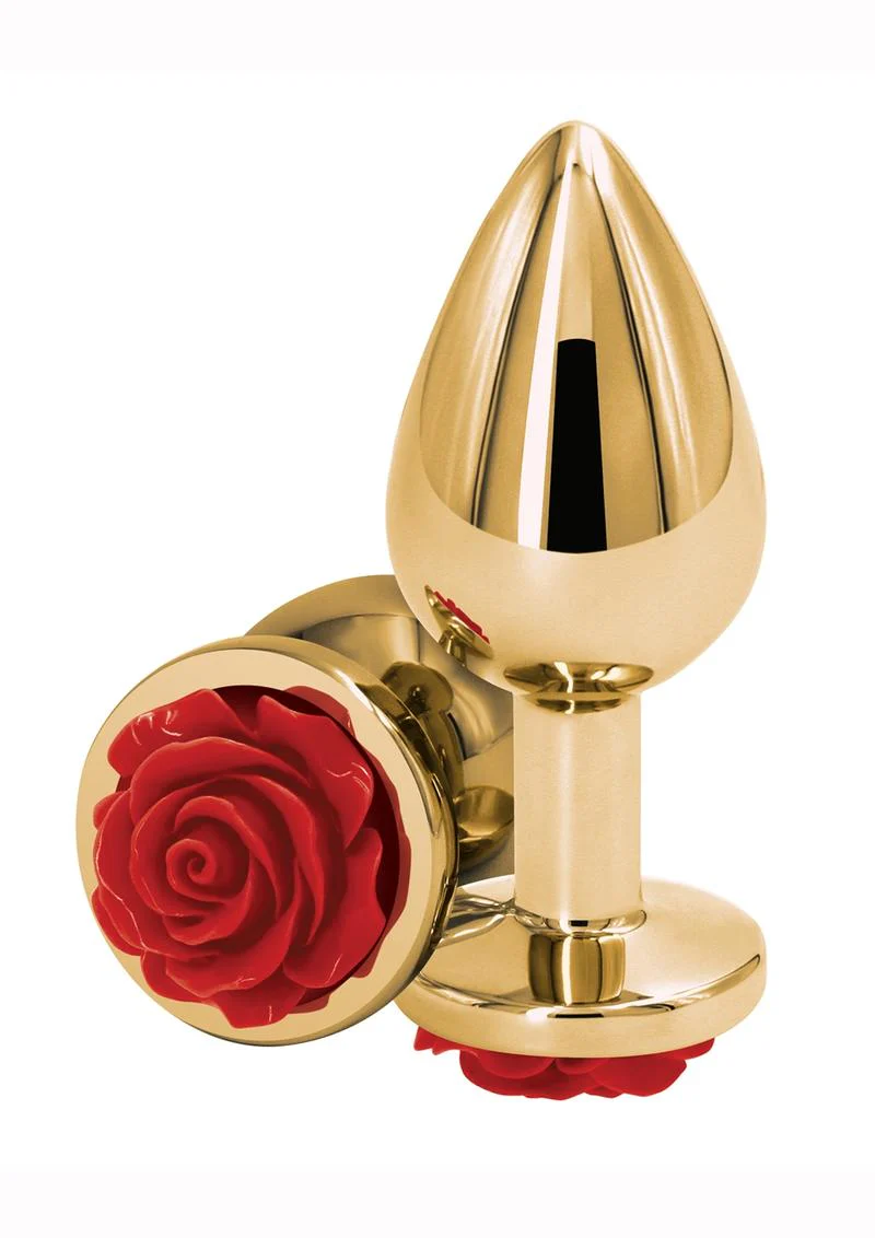 Rear Assets Rose Aluminum Elegant Anal Plug and Functional - Image 23