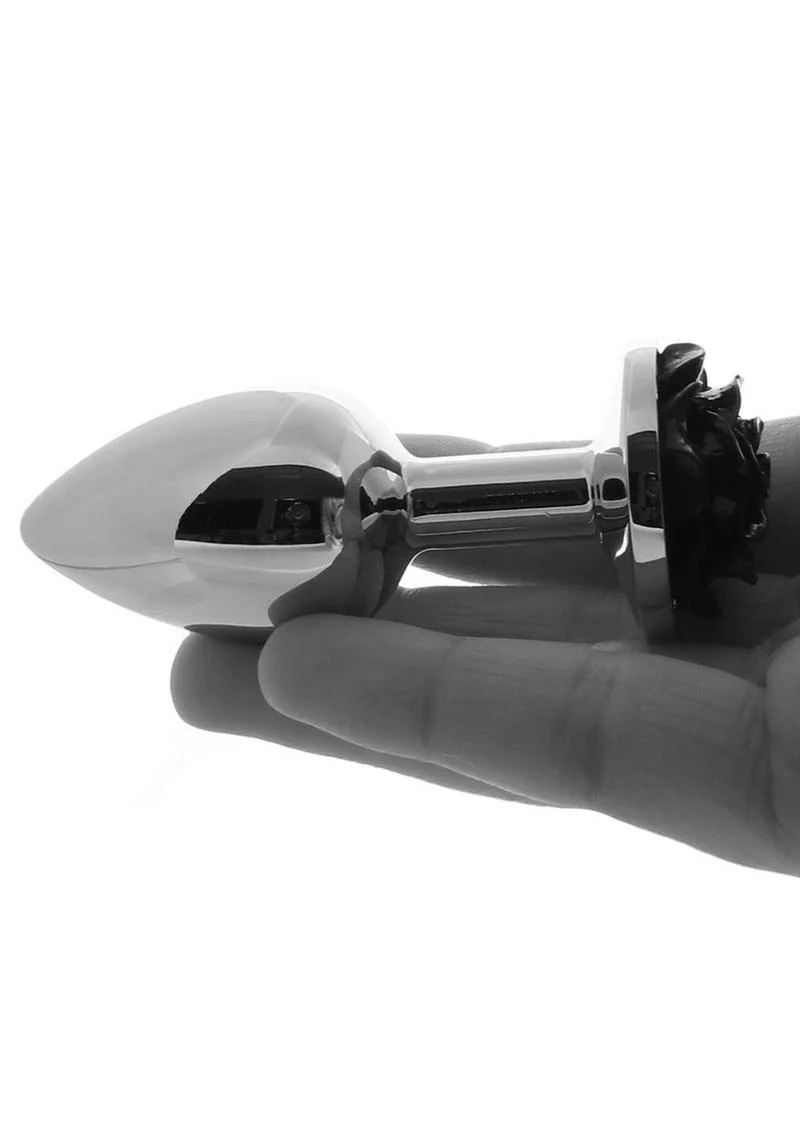 Rear Assets Rose Aluminum Elegant Anal Plug and Functional - Image 3