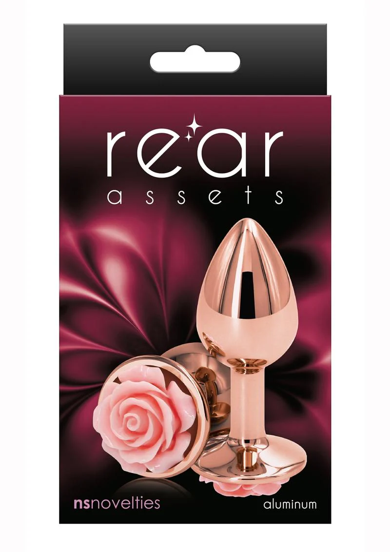 Rear Assets Rose Aluminum Elegant Anal Plug and Functional - Image 30