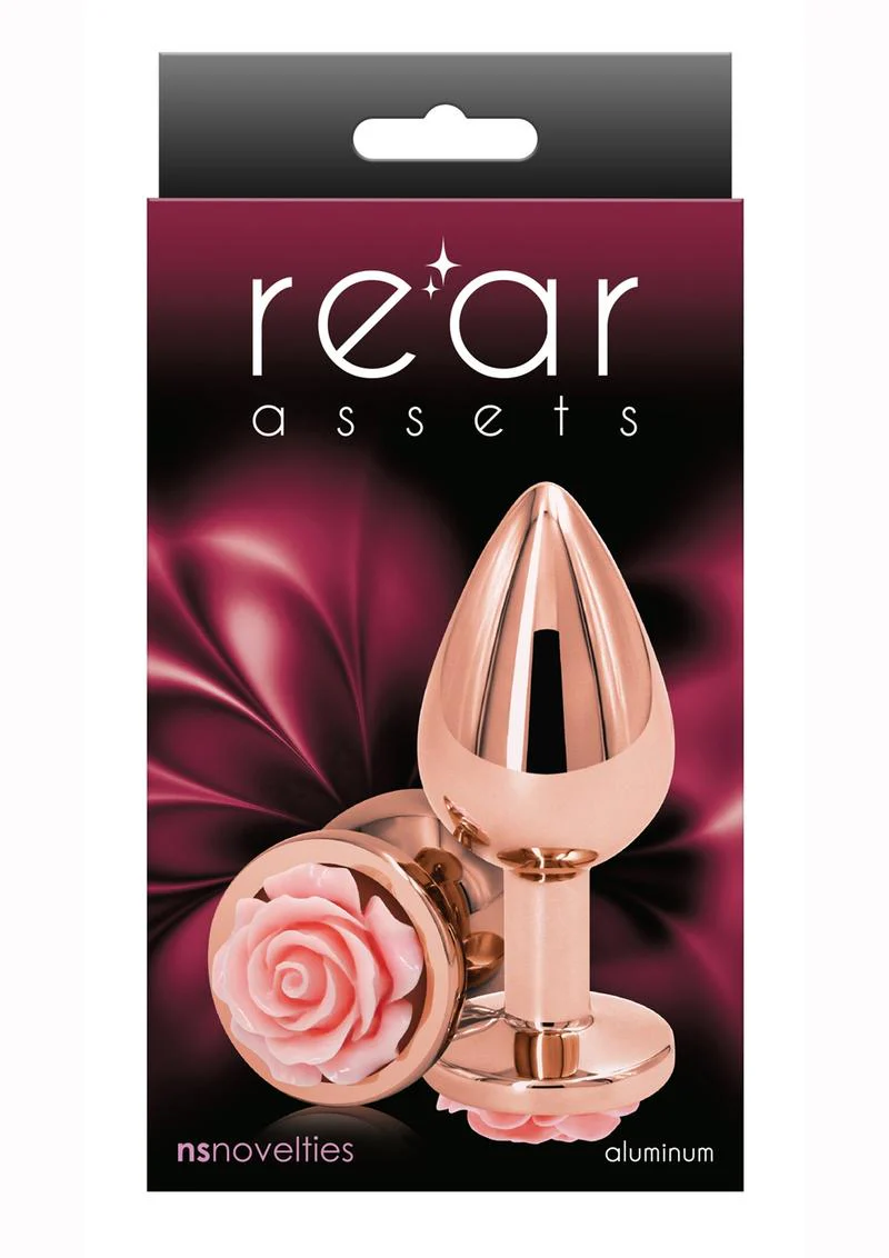 Rear Assets Rose Aluminum Elegant Anal Plug and Functional - Image 35