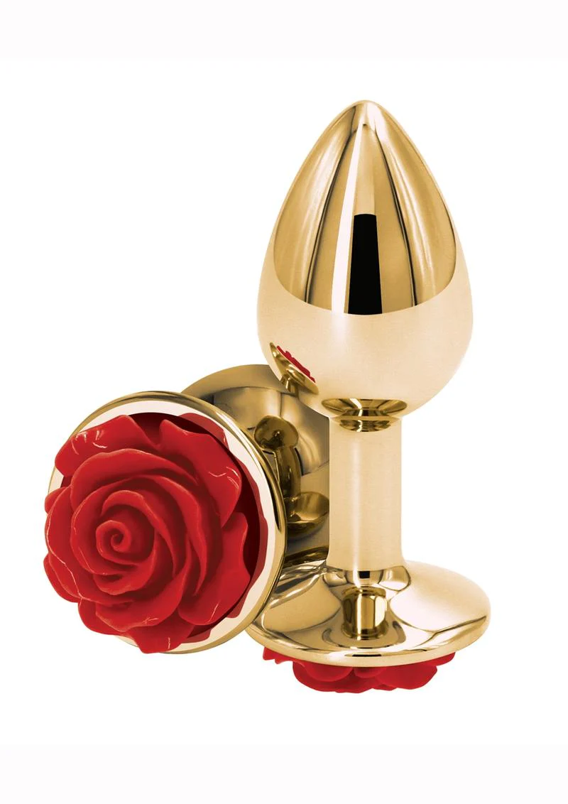 Rear Assets Rose Aluminum Elegant Anal Plug and Functional - Image 8