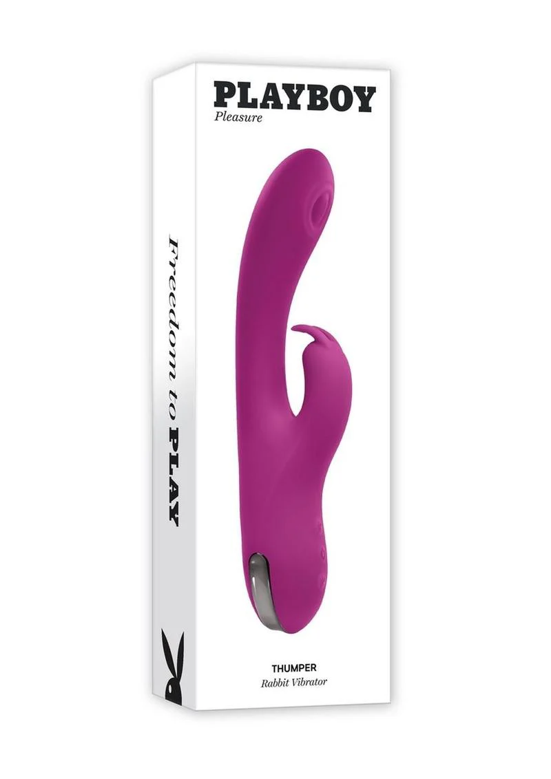 Rechargeable and Waterproof Playboy Thumper Rabbit Vibrator - Image 4