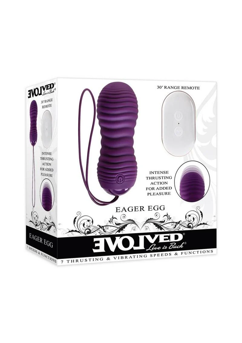 Rechargeable  Eager Egg Thrusting Vibrations - Image 4
