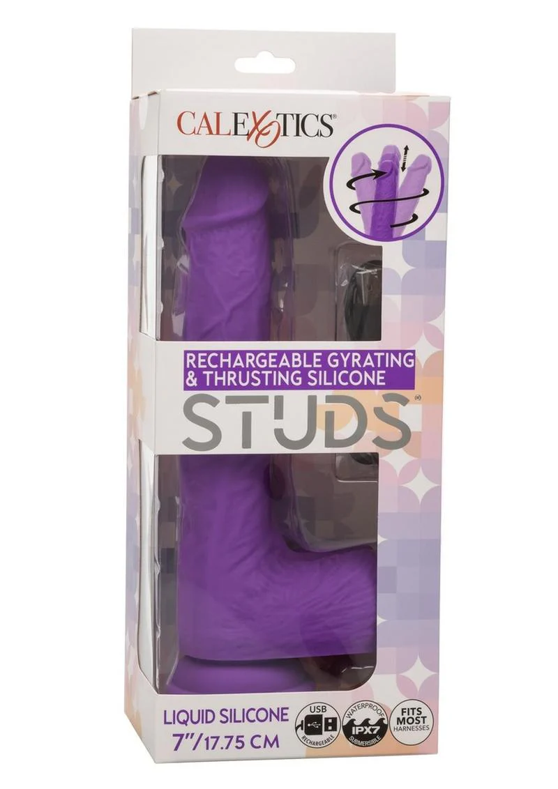 Rechargeable Gyrating And Thrusting Silicone Dildo - Image 4