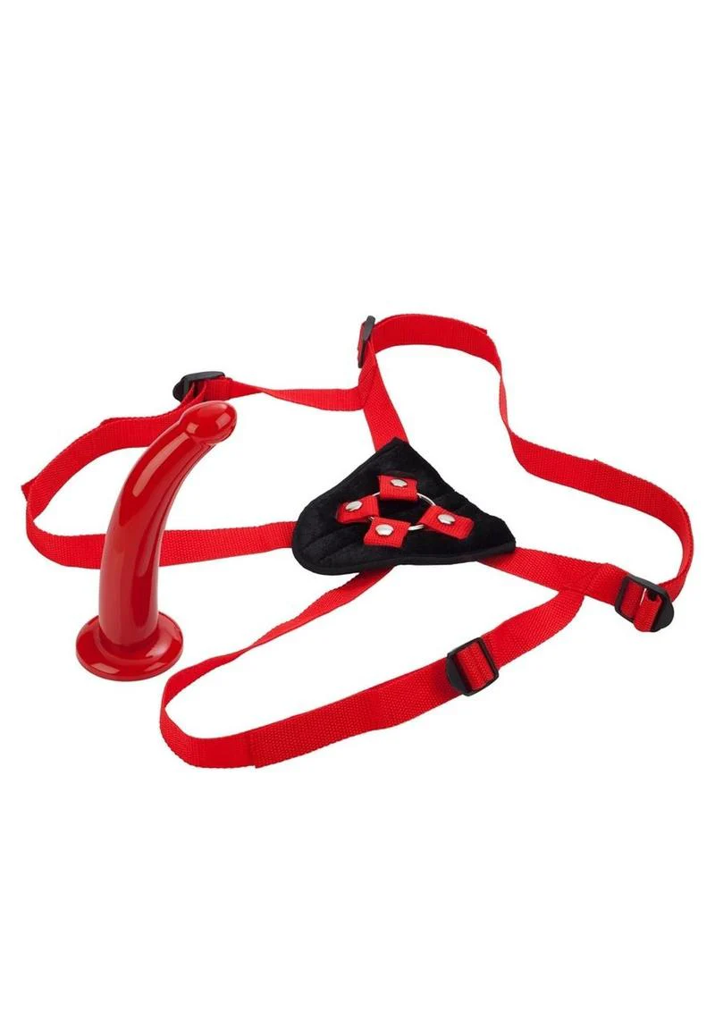 Red Rider Adjustable Strap-On Harness - Image 2