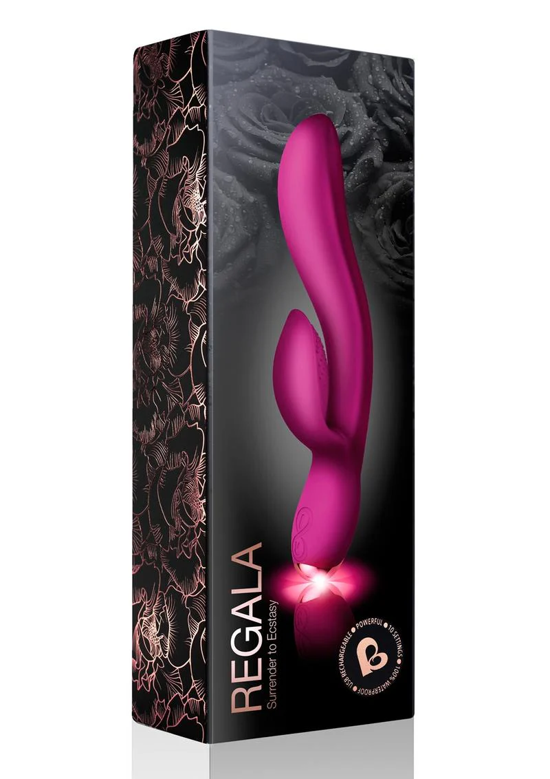 Regala Delight Silicone Rabbit Vibrator With Dual Motors - Image 3