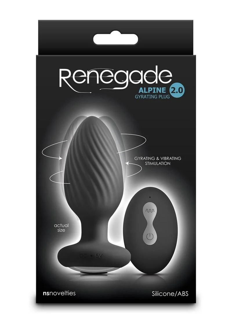 Renegade Alpine Rechargeable Anal Plug With Remote Control - Image 4