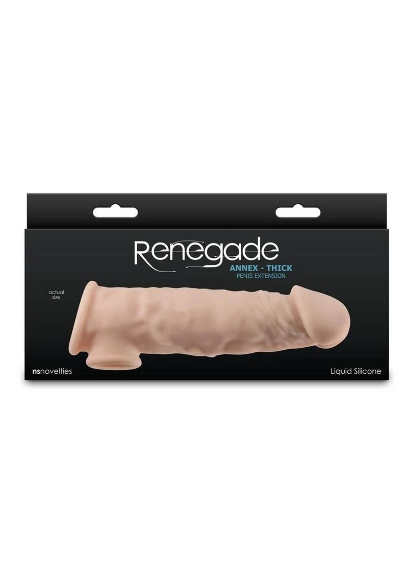 Renegade Annex Thick Penis Extension Liquid Silicone Stroker - Image 8