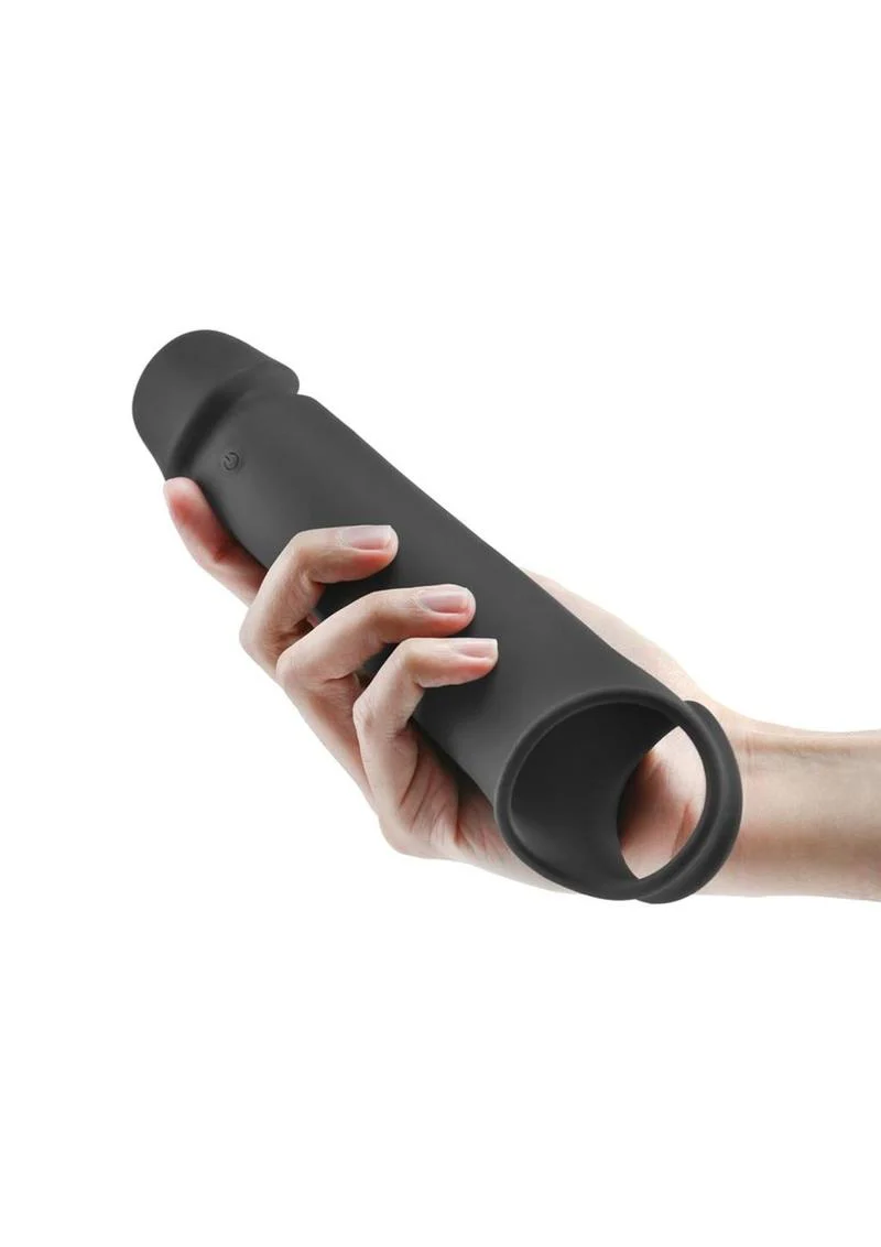 Renegade Brute Rechargeable Vibrating Silicone Penis Extension - Image 3