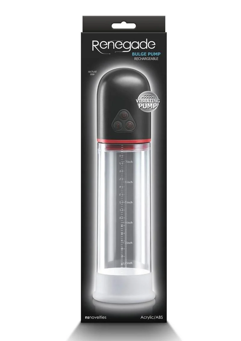 Renegade Bulge Rechargeable Penis Pump with Vibrating Function - Image 4