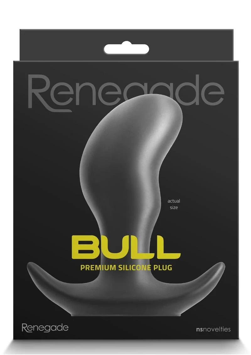 Renegade Bull Premium Silicone Anal Plug Comfortable Design - Image 3