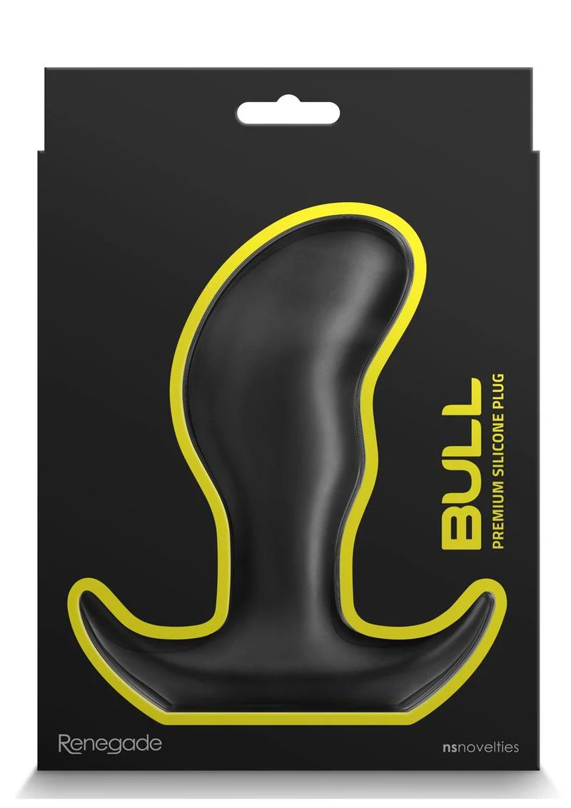Renegade Bull Premium Silicone Anal Plug Comfortable Design - Image 4