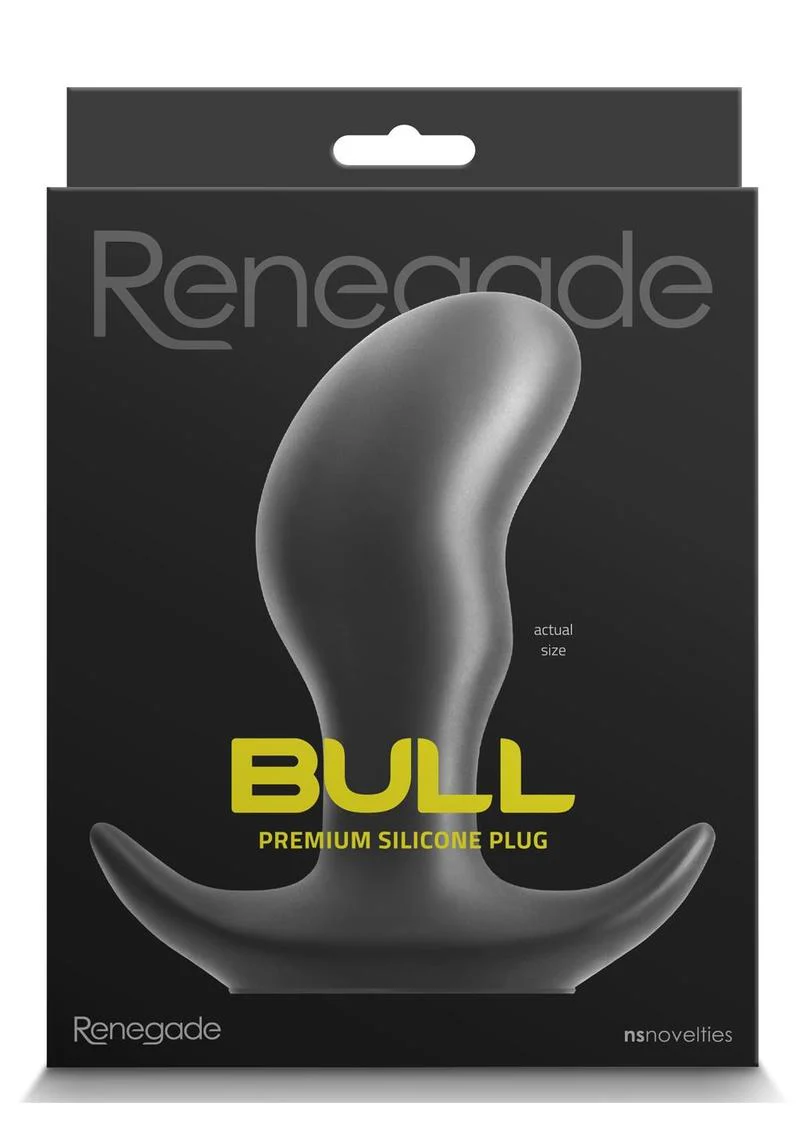 Renegade Bull Premium Silicone Anal Plug Comfortable Design - Image 5