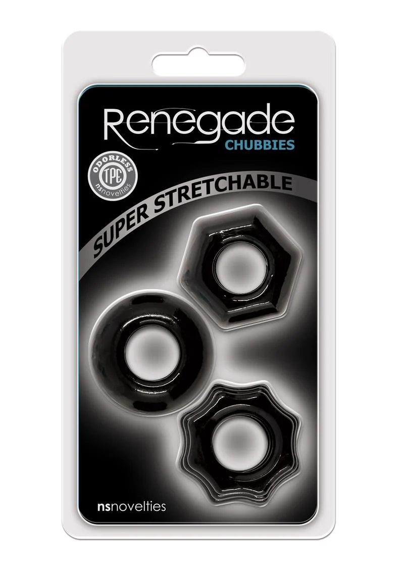 Renegade Chubbies Super Stretchable Cock Rings Set - Image 6