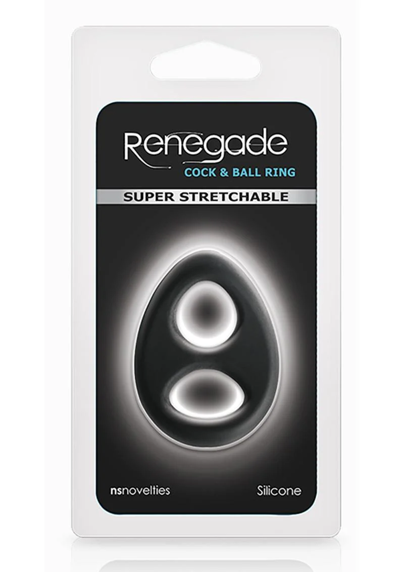 Renegade Cock And Ball Ring With Super Stretchable Silicone - Image 2