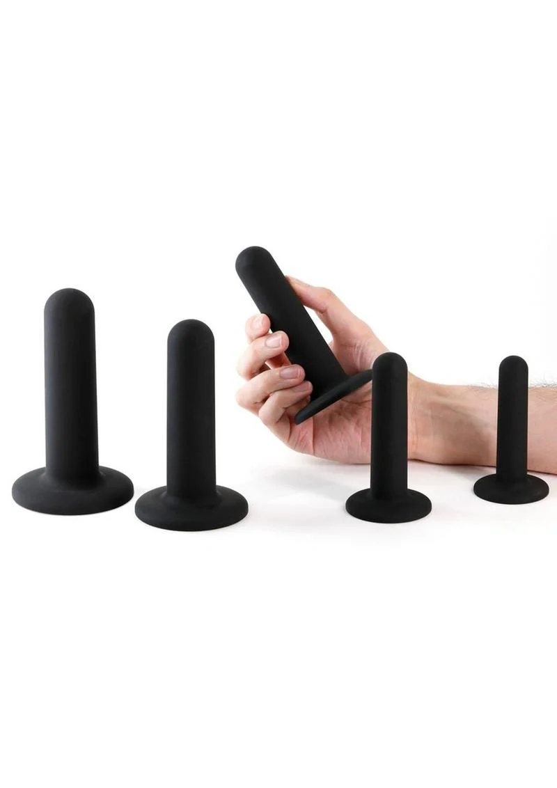 Renegade Dilator Kit  5 Piece Silicone Anal Plugs with Suction Cups - Image 2