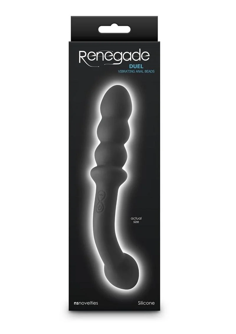 Renegade Duel Vibrating Dual-End Silicone Vibrator - Image 4