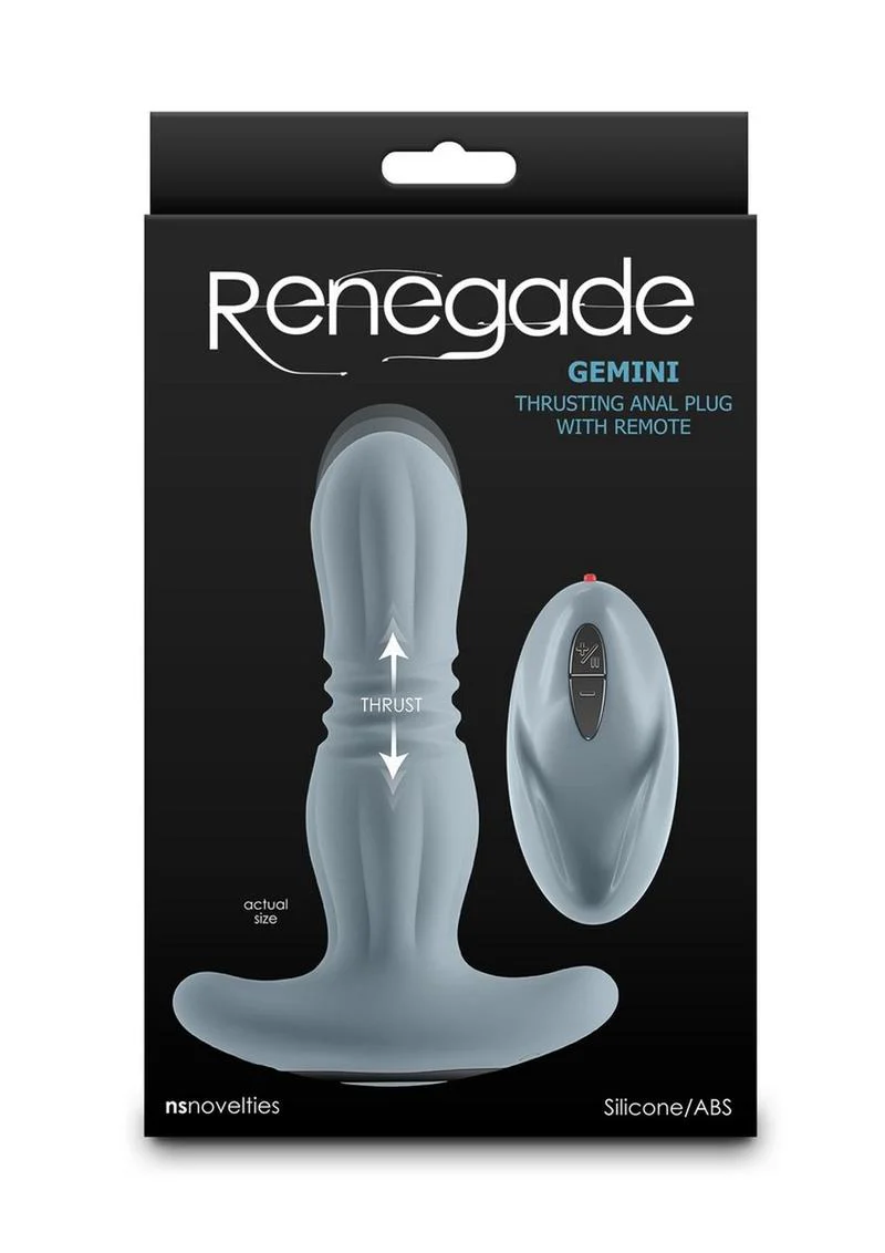 Renegade Gemini Rechargeable Prostate Massager with Remote Control - Image 4