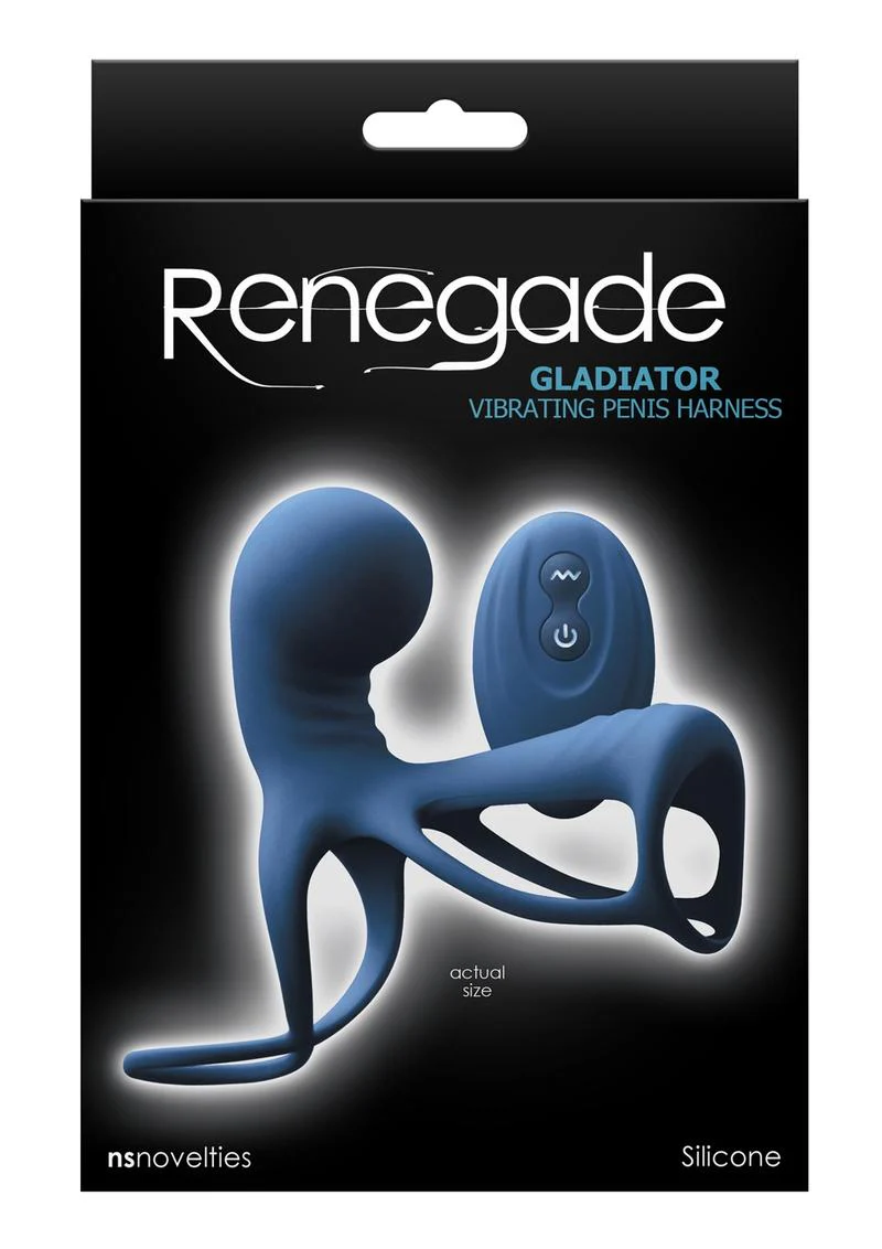 Renegade Gladiator Vibrating Penis Harness Silicone with Remote - Image 2