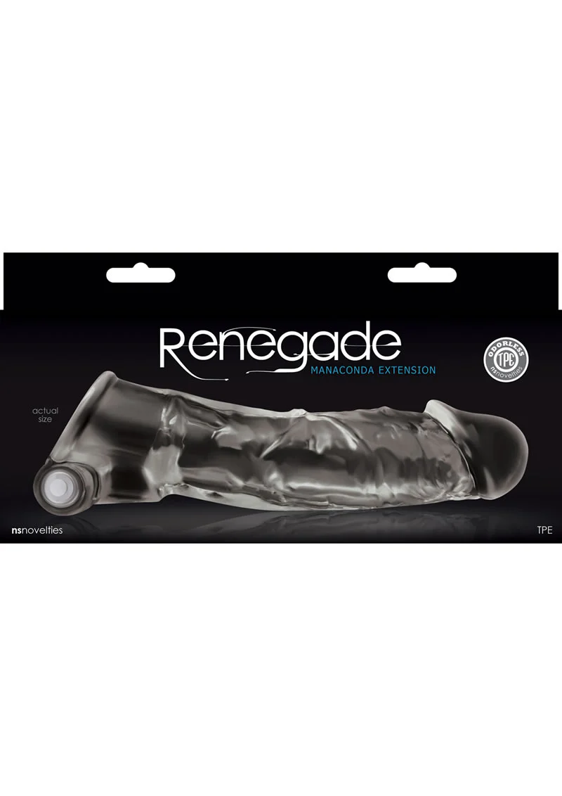 Renegade Manaconda Vibrating Realistic Penis Extender Dildo - Image 2