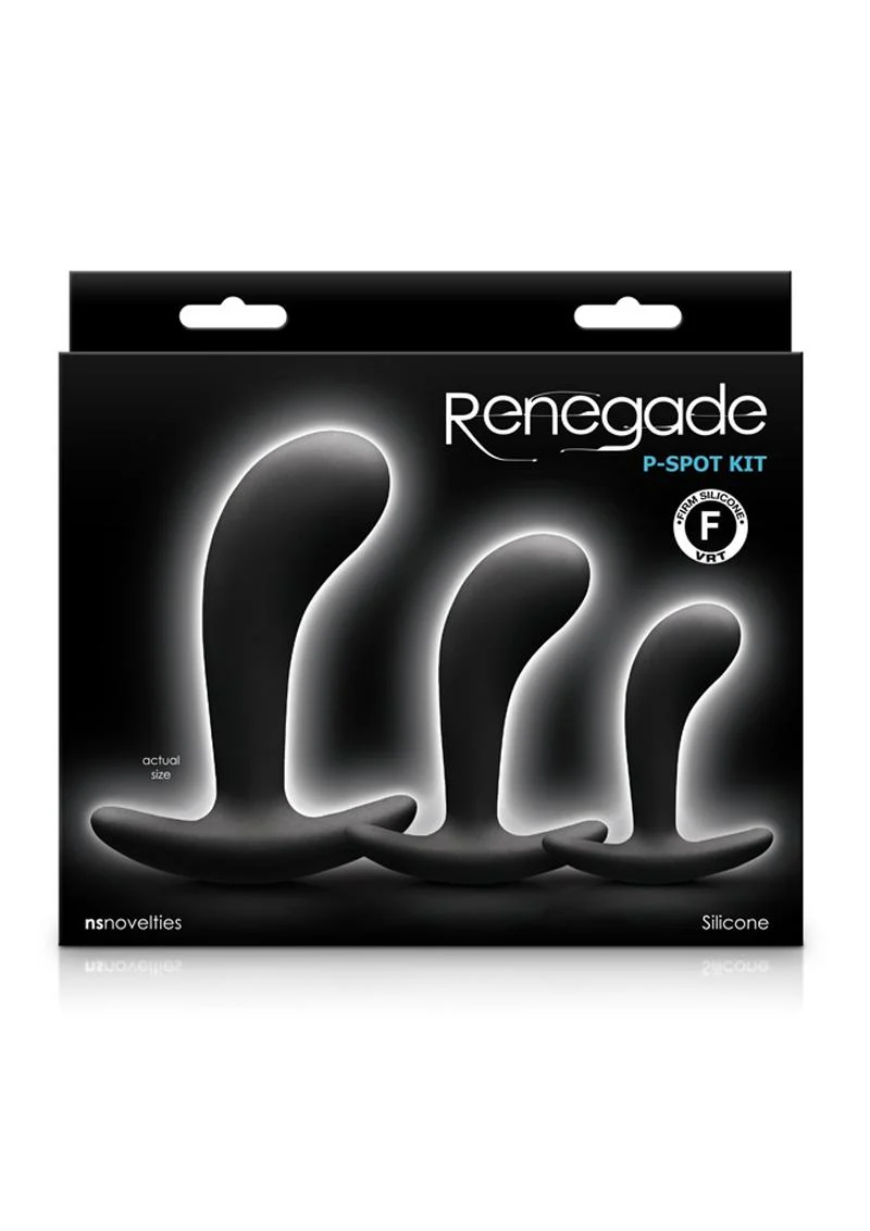 Renegade P-Spot Kit – 3-Piece Silicone Prostate Massager Set - Image 2
